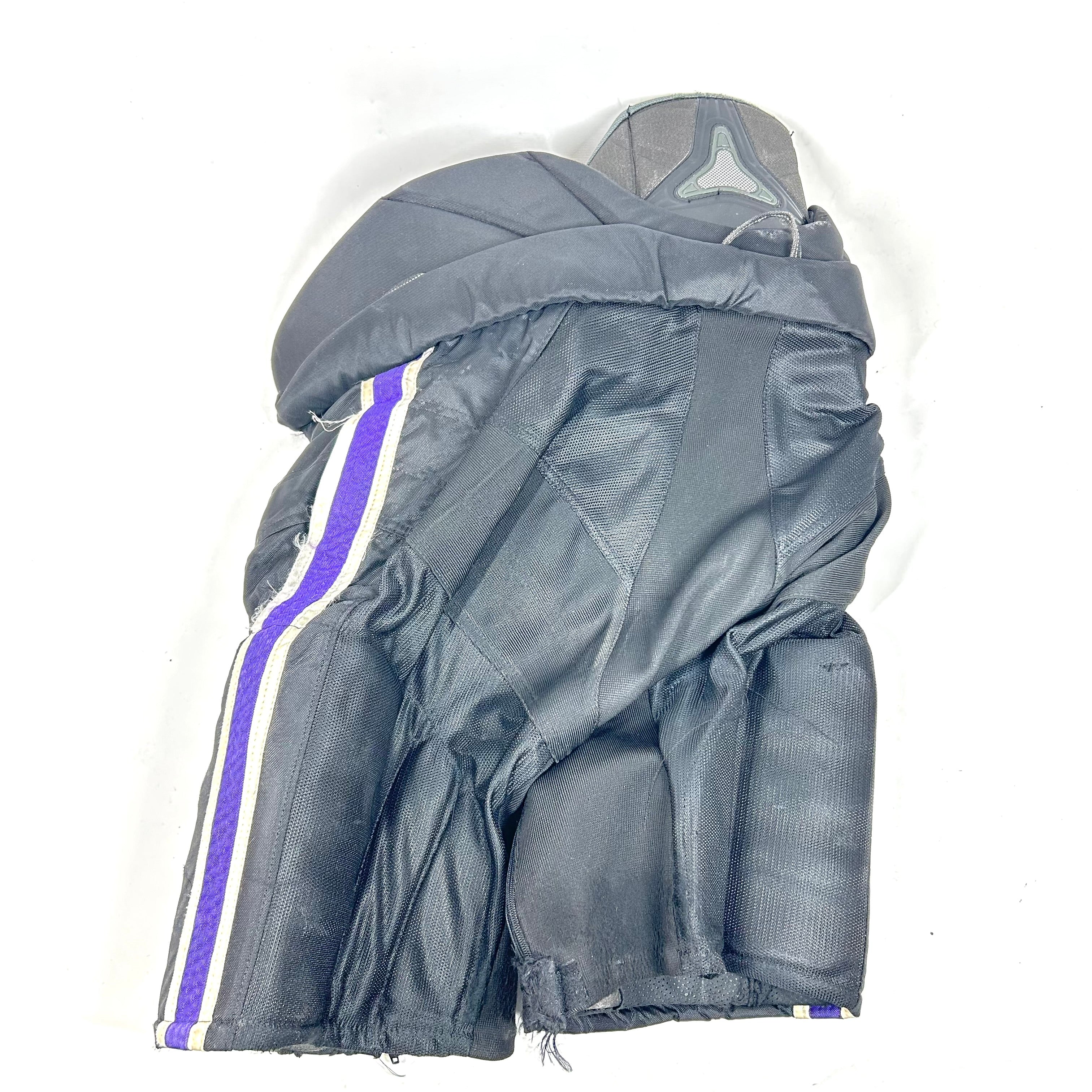Bauer Nexus - Pantalon NCAA Pro Stock d'occasion (noir/violet)